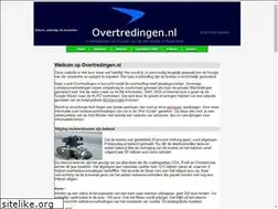 Sites similar to overtredingen.nl