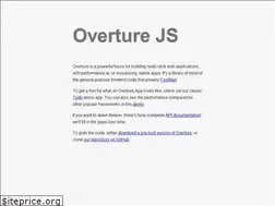 Sites similar to overturejs.com
