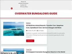 Sites similar to overwaterbungalowsguide.com