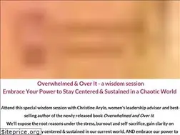 Sites similar to overwhelmedandoveritbook.com