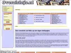 Sites similar to overzichtje.nl