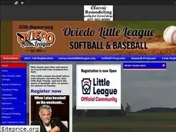 Sites similar to oviedolittleleague.com