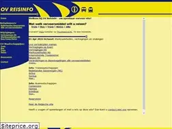 Sites similar to ovreisinfo.nl