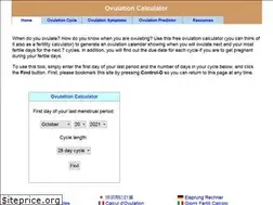 Sites similar to ovulationcalculation.net