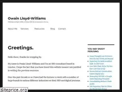 Sites similar to owainlloydwilliams.com