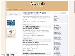 Sites similar to owatalk.com