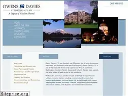Sites similar to owensdavies.com