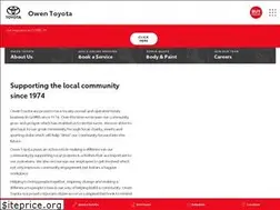 Sites similar to owentoyota.com.au