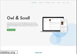 Sites similar to owlandscroll.com