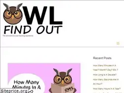 Sites similar to owlfindout.com
