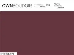 Sites similar to ownboudoir.com