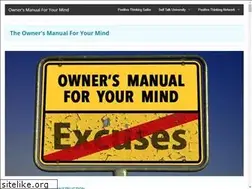 Sites similar to ownersmanualforyourmind.com
