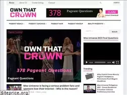 Sites similar to ownthatcrown.com