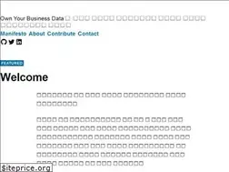 Sites similar to ownyourbusinessdata.net