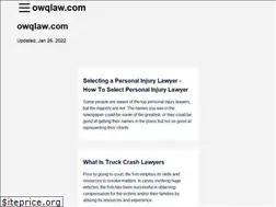 Sites similar to owqlaw.com