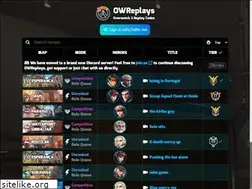 Sites similar to owreplays.tv