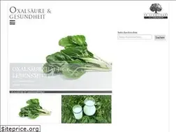 Sites similar to oxalsaeure.net
