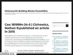 Sites similar to oxazolidine.com