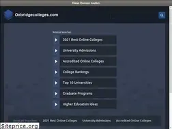 Sites similar to oxbridgecolleges.com