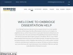 Sites similar to oxbridgedissertationhelp.co.uk