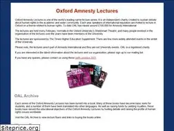 Sites similar to oxford-amnesty-lectures.org