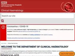 Sites similar to oxford-haematology.org.uk