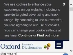 Sites similar to oxfordadvancedlearnersdictionary.com