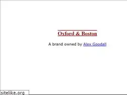 Sites similar to oxfordandboston.com