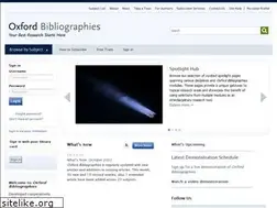 Sites similar to oxfordbibliographies.com