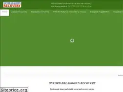 Sites similar to oxfordbreakdownrecovery.co.uk