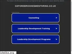 Sites similar to oxfordbrookesmentoring.co.uk