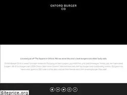 Sites similar to oxfordburgerco.net