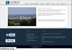 Sites similar to oxfordcert.org