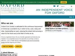 Sites similar to oxfordcivicsoc.org.uk