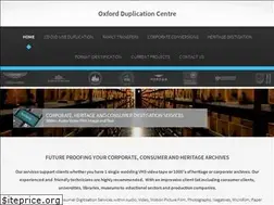 Sites similar to oxfordduplicationcentre.com