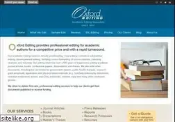 Sites similar to oxfordediting.com