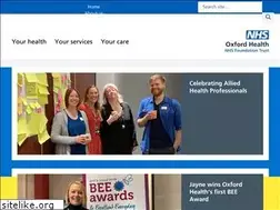 Sites similar to oxfordhealth.nhs.uk