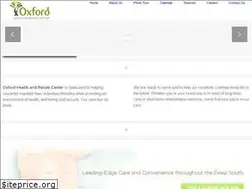 Sites similar to oxfordhealthandrehab.com