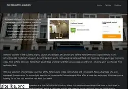Sites similar to oxfordhotellondon.co.uk