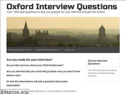 Sites similar to oxfordinterviewquestions.com