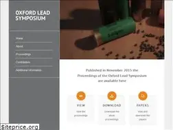 Sites similar to oxfordleadsymposium.info