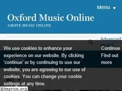 Sites similar to oxfordmusiconline.com