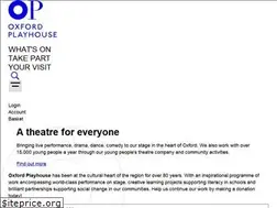 Sites similar to oxfordplayhouse.com