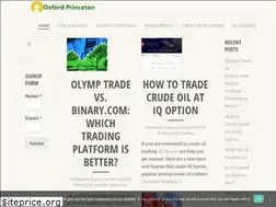 Sites similar to oxfordprinceton.com