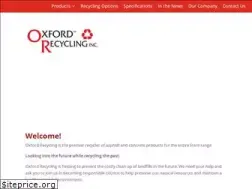 Sites similar to oxfordrecycling.com
