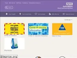 Sites similar to oxfordshireccg.nhs.uk