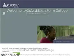 Sites similar to oxfordsixthformcollege.com