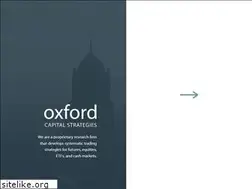Sites similar to oxfordstrat.com