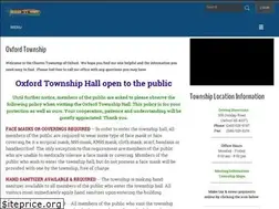 Sites similar to oxfordtownship.net