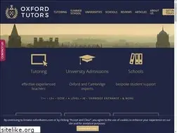 Sites similar to oxfordtutors.com
